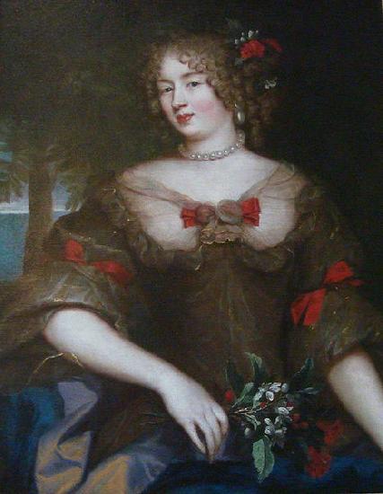 Pierre Mignard Portrait of Francoise Marguerite de Sevigne oil painting picture